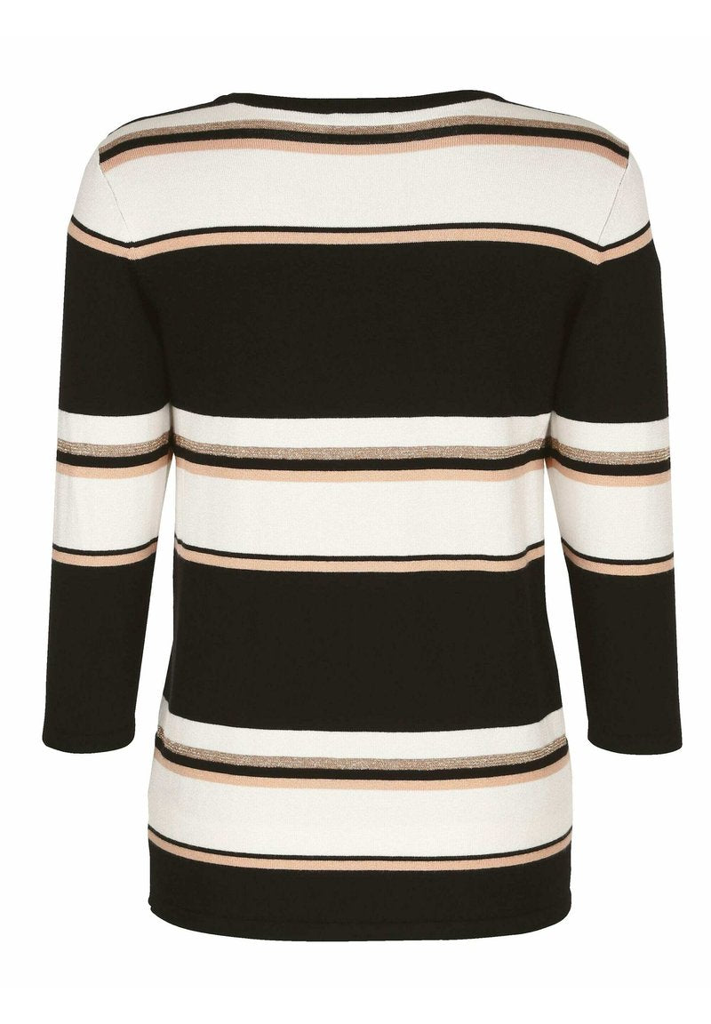  Strickpullover - Schwarz,off-white,hellbraun
