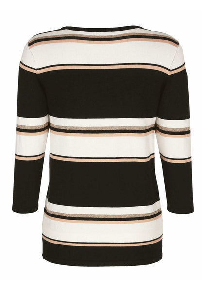  Strickpullover - Schwarz,off-white,hellbraun