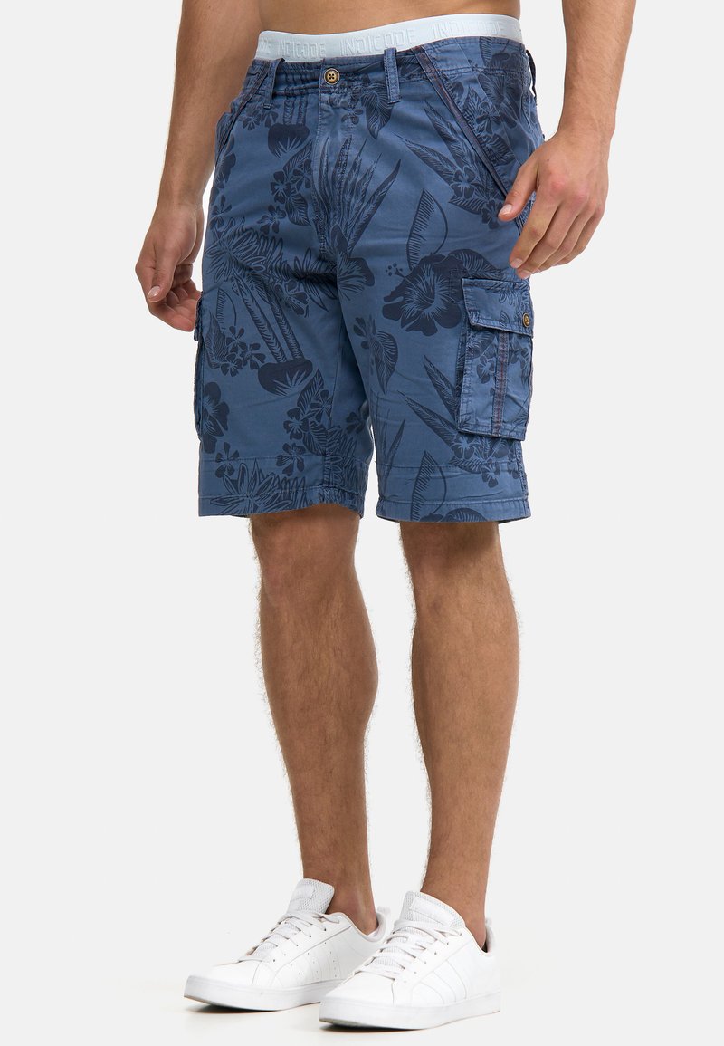 Indicode Jeans ALBERT - Shorts - Blue
