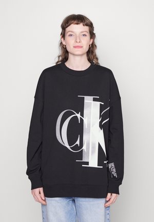 Calvin Klein Jeans ROLL NECK - Strickpullover - Eggshell