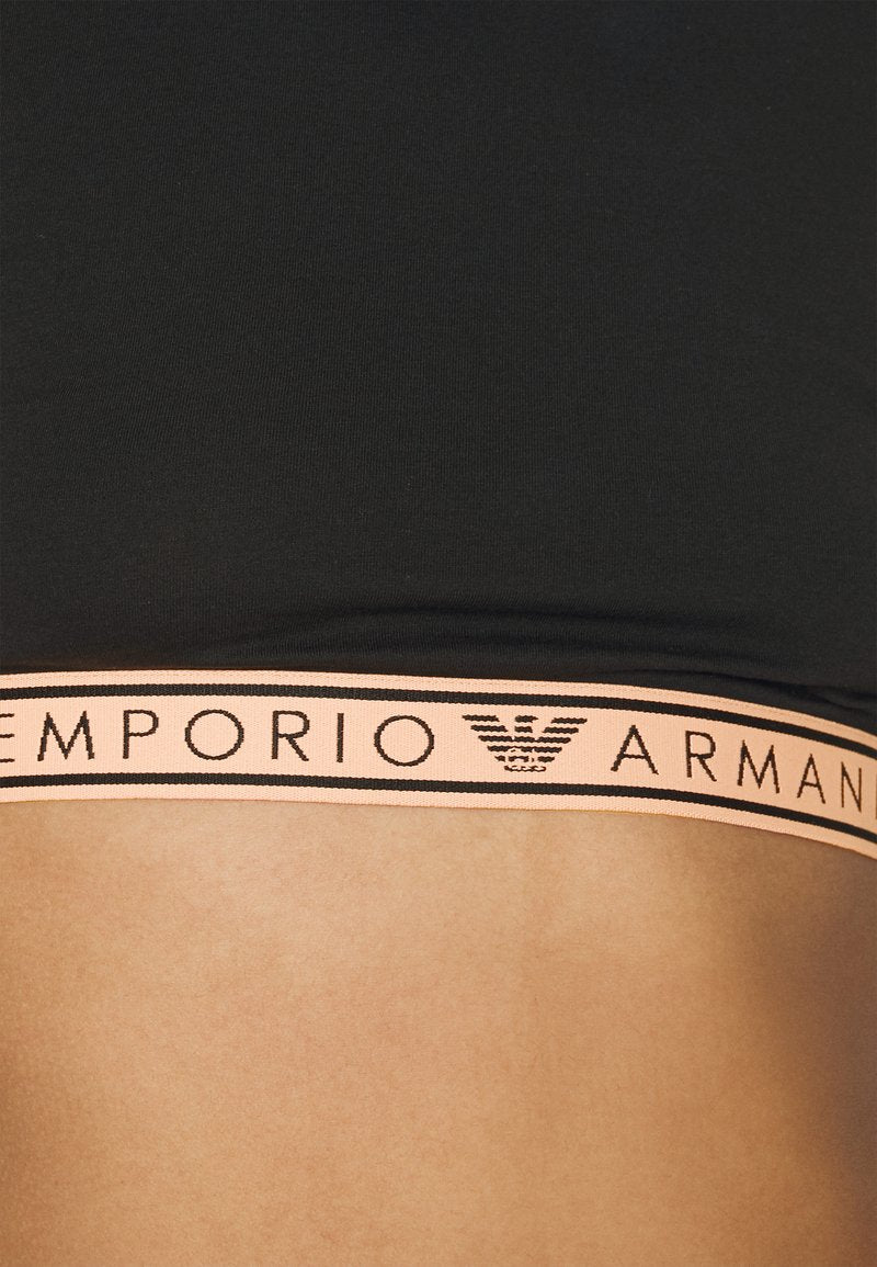 Emporio Armani CROP TOP - Nachtwäsche Shirt - Nero