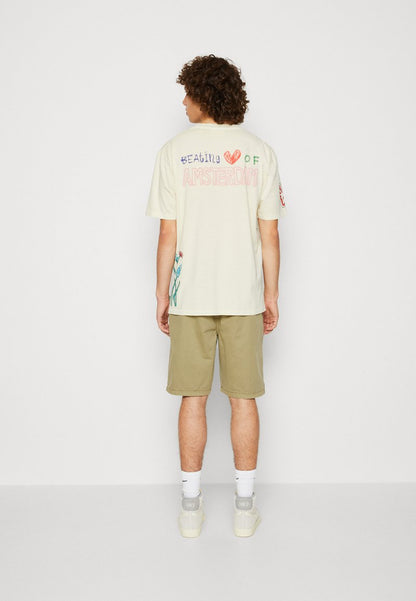 Scotch & Soda ARTWORK TEE - T-Shirt Print - Off White