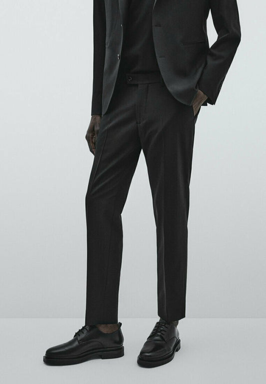 Massimo Dutti STUDIO - Anzughose - Black