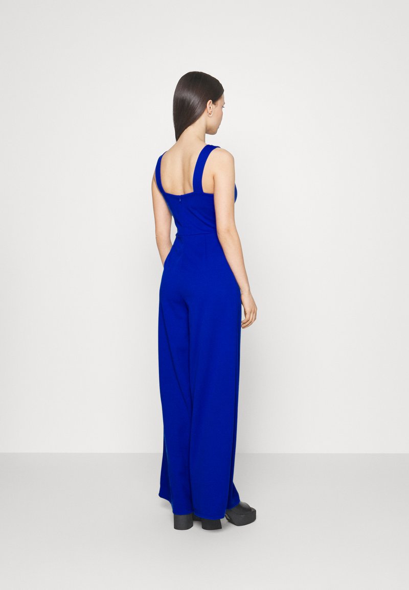  LIVA V NECK - Jumpsuit - Electric Blue