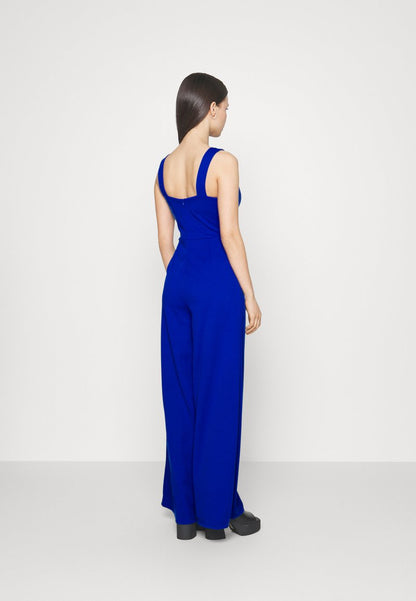  LIVA V NECK - Jumpsuit - Electric Blue