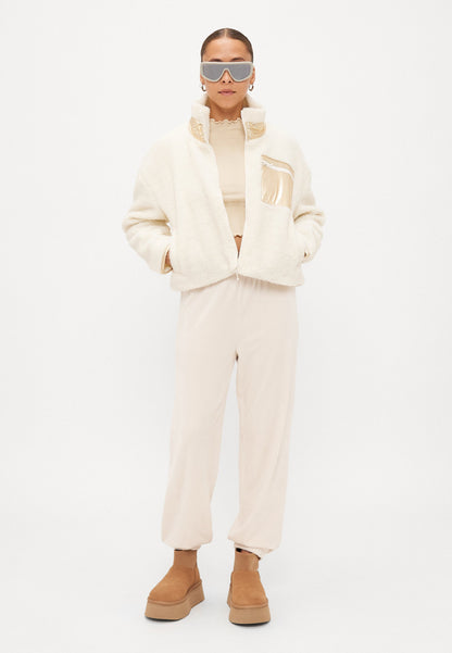 ONLY Petite ONLREBEL CUFF PANTS - Tracksuit Bottoms - Birch