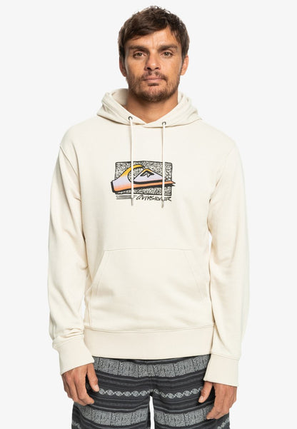 Quiksilver RETRO FADE - Kapuzenpullover - Birch