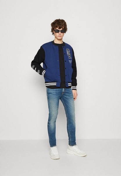  BADGE VARSITY BASEBALL JACKET - Sweatjacke - Blue