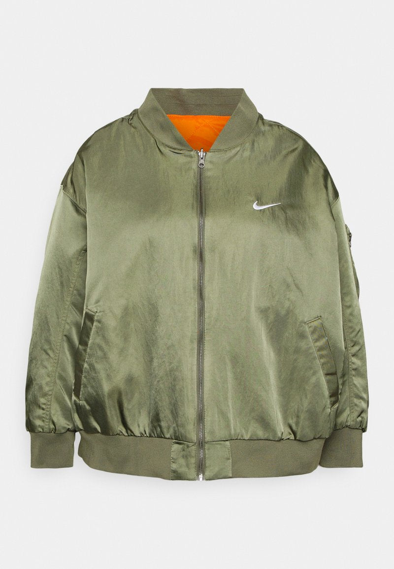 Nike Sportswear Bomberjacke - Medium Olive/safety Orange/white