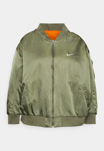 Nike Sportswear Bomberjacke - Medium Olive/safety Orange/white