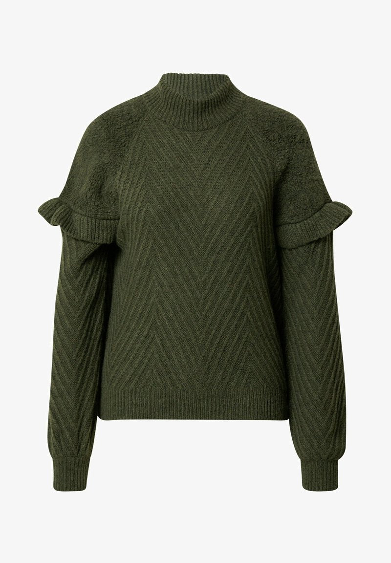  Strickpullover - Grün