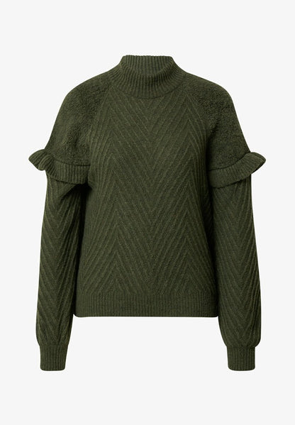  Strickpullover - Grün