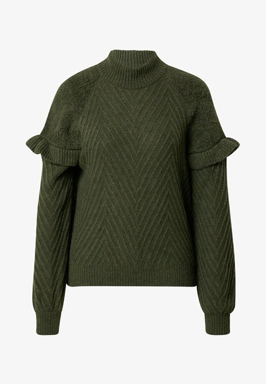  Strickpullover - Grün