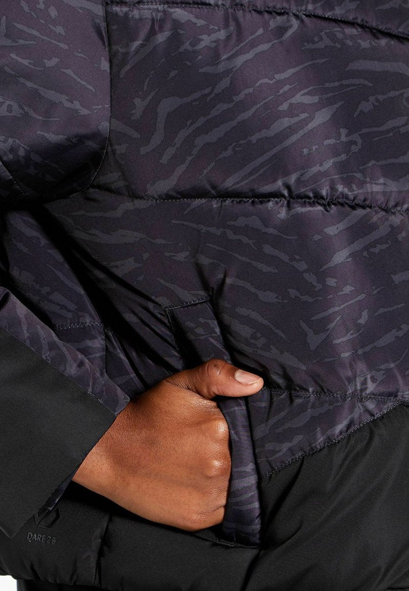Next EVENTUAL HOODED - Winterjacke - Black Zebra