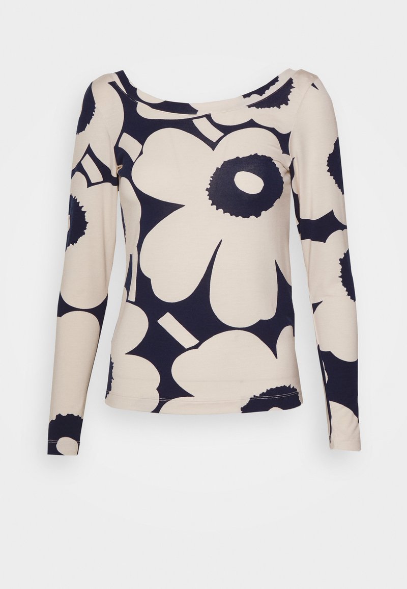 Marimekko LIAANI UNIKKO - Langarmshirt - Dark Blue/grey
