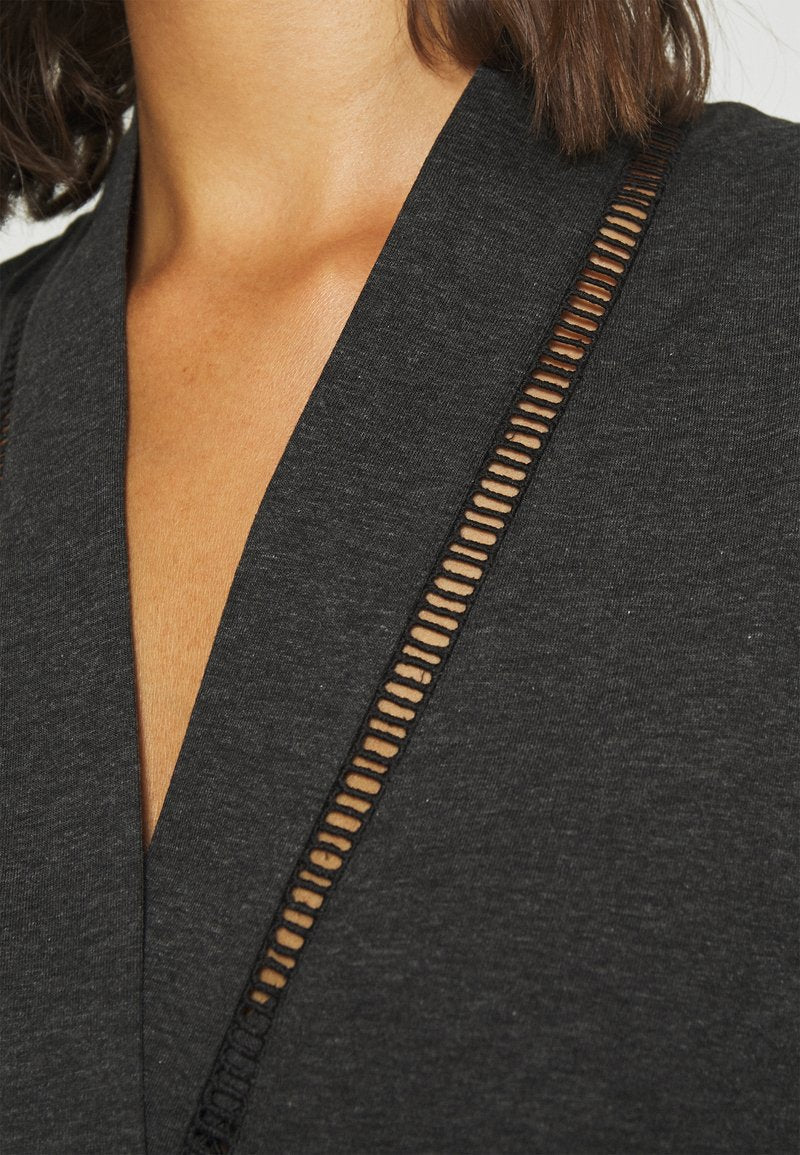  BRUME KIMONO - Bademantel - Anthracite Grey