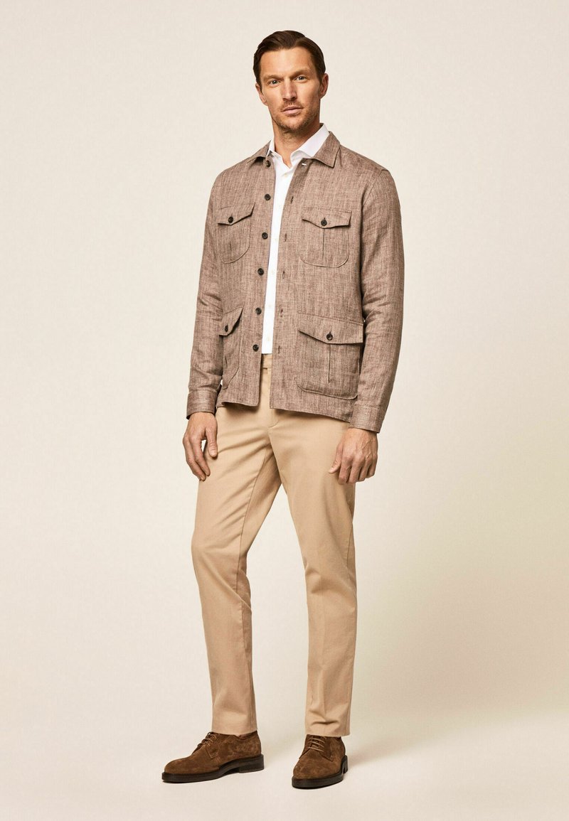 Hackett London Leichte Jacke - Sand