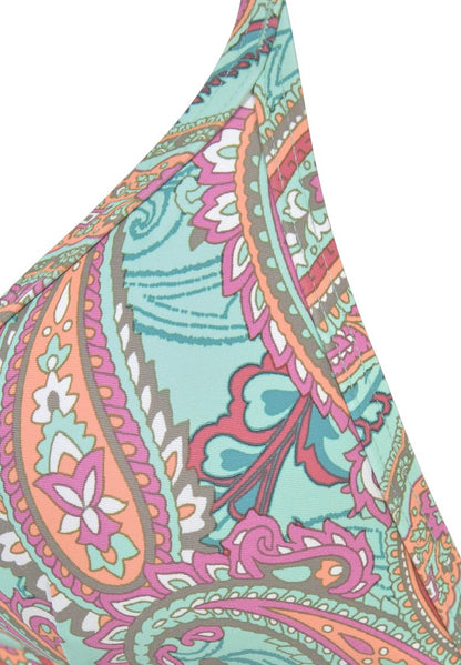 VENICE BEACH TRIANGEL - Bikini-Top - Mint Bedruckt