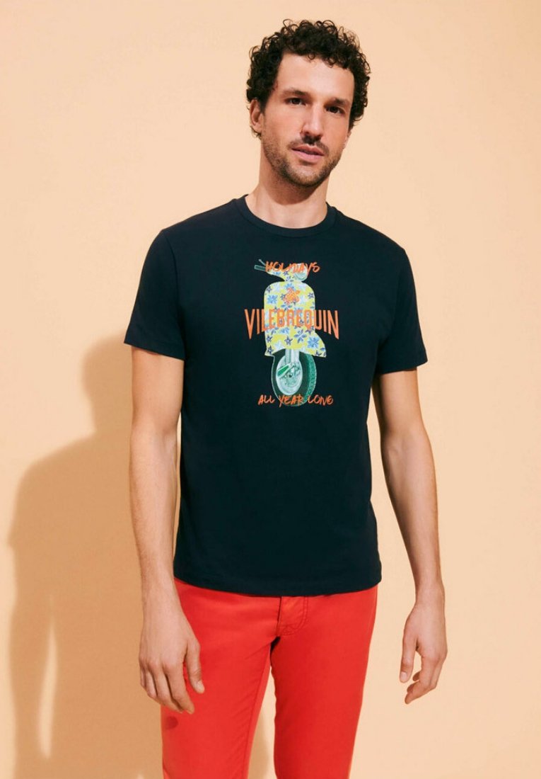 Vilebrequin RAIATEA MEDIUM - T-Shirt Print - Navy