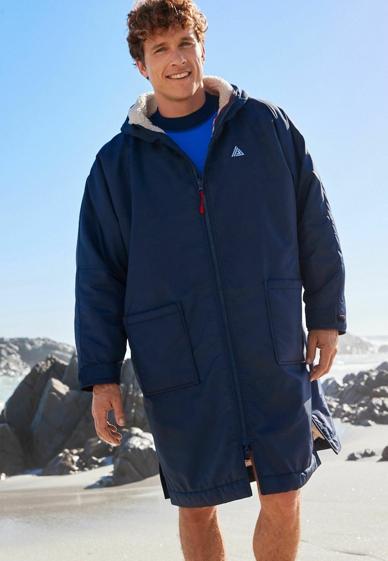 Next SWIM CHANGING - Wintermantel - Navy Blue