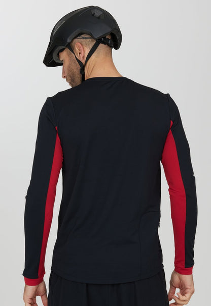 Endurance HAVENT - Langarmshirt - Zwart Rood