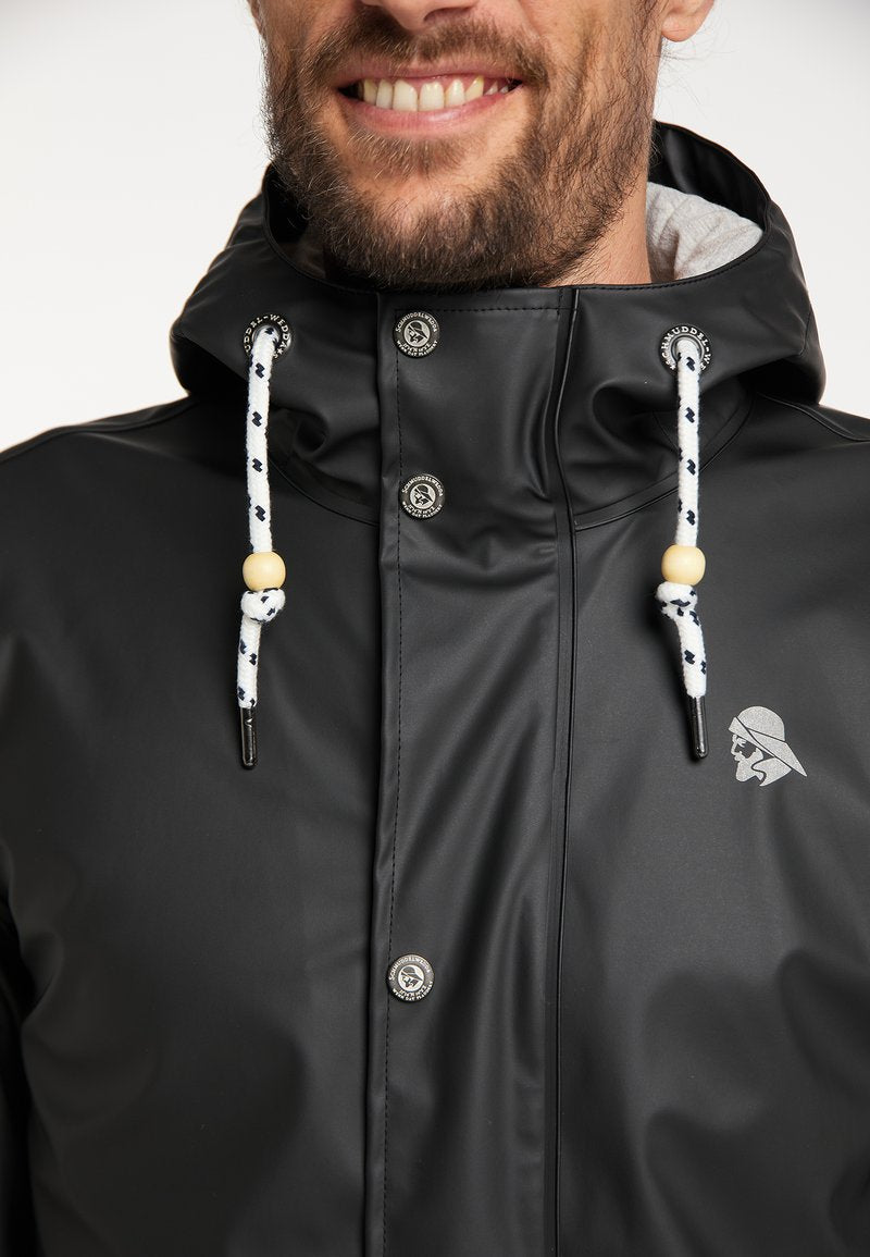 Schmuddelwedda Parka - Schwarz