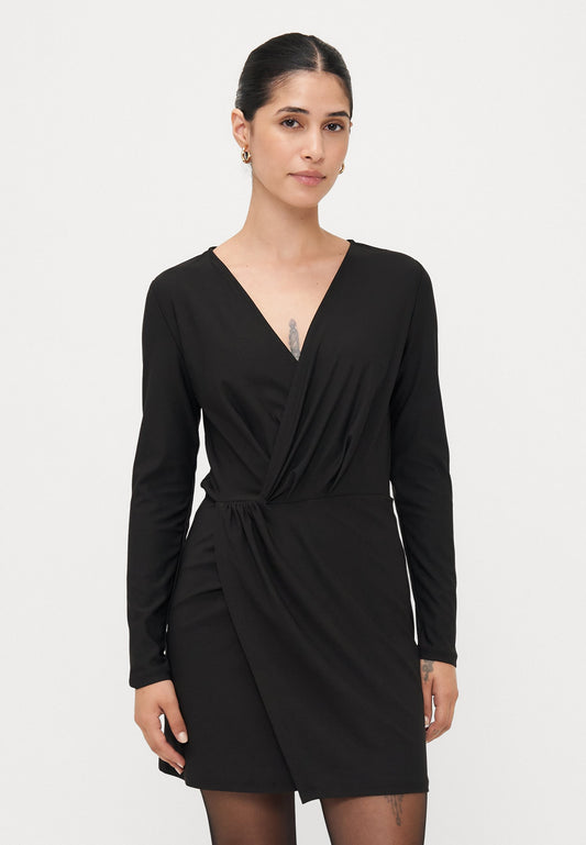 ONLY Petite ONLSILJA TWIST DRESS - Shift Dress - Black