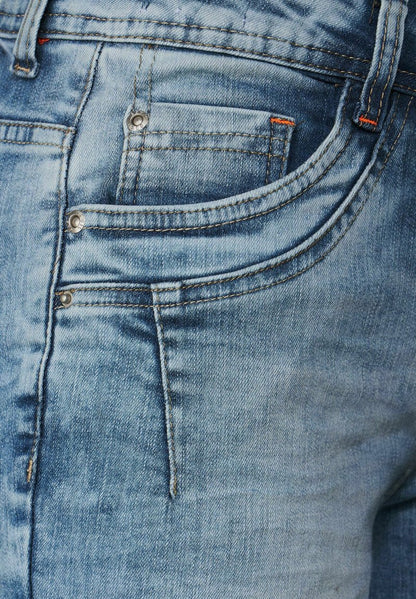 Cecil IN 3/4 LÄNGE - Jeans Shorts - Blau
