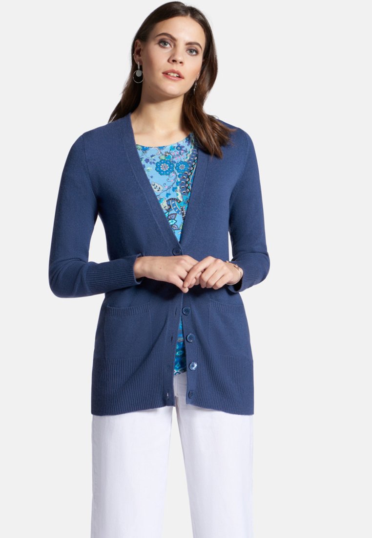  PETER HAHN - Strickjacke - Blue