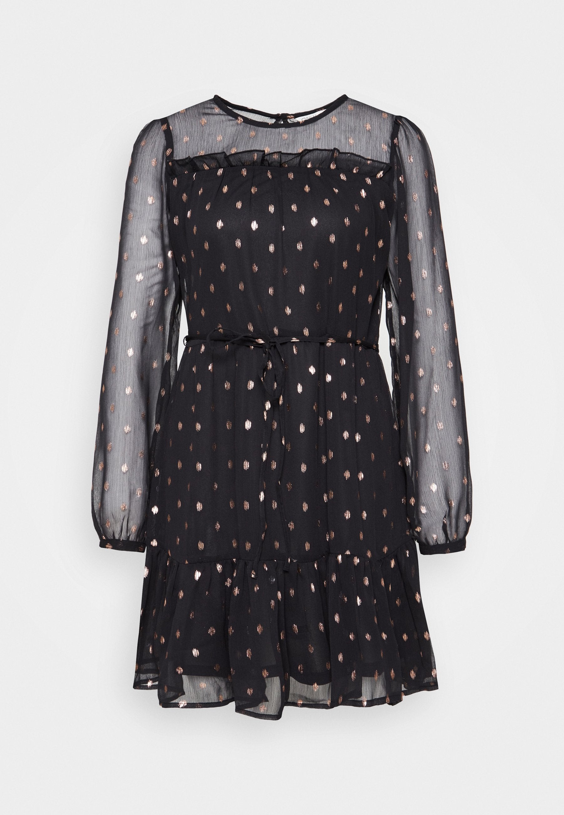 ONLY ONLLIVY DRESS - Day Dress - Black Rosa Gold