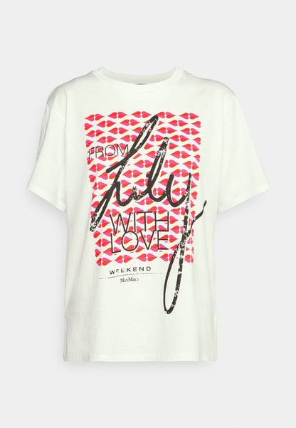  GATTINI - T-Shirt Print - Bianco