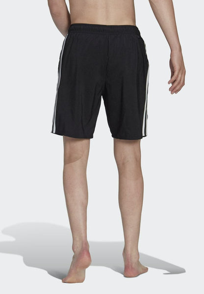 Adidas Sportswear 3-STRIPES CLX SWIM - Badeshorts - Black/white