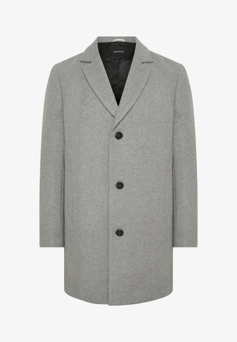 Matinique MATRACE - Kurzmantel - Light Grey Melange