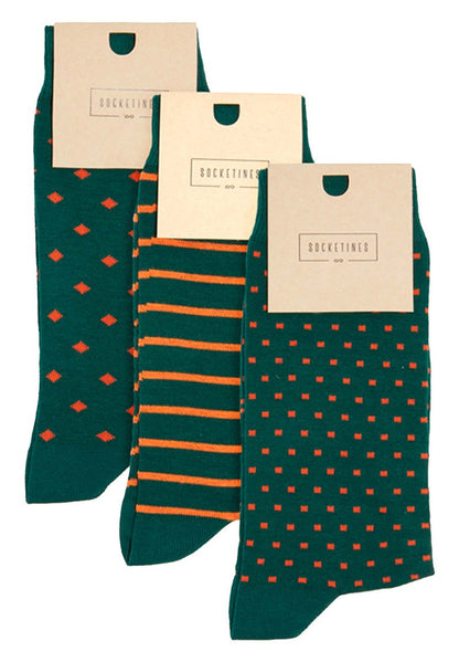  3 PACK - Socken - Dark Green