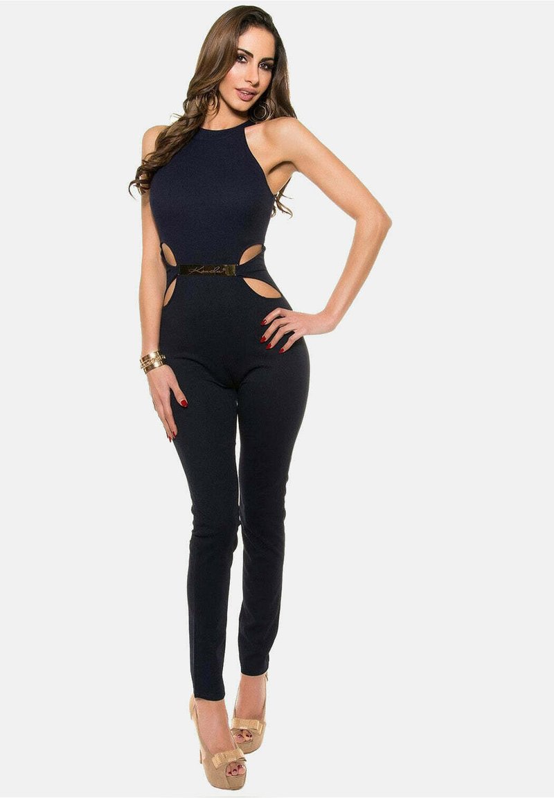  OVERALL MIT DEZENTEN CUT-OUTS - Jumpsuit - Marine