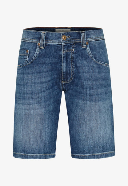 Bugatti BERMUDA - Jeans Shorts - Blau