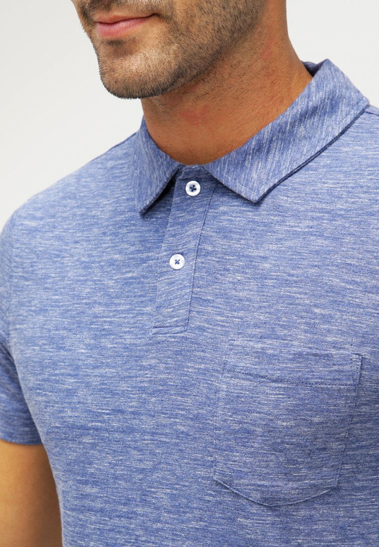 Pier One Poloshirt - Blue Melange