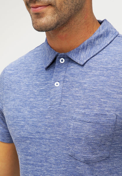 Pier One Poloshirt - Blue Melange