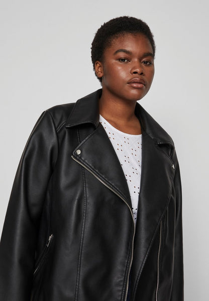  CURVE - Kunstlederjacke - Black