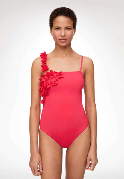 Oysho APPLIQUÉ BANDEAU - Badeanzug - Coral