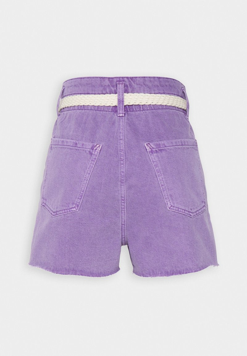 Edc By Esprit Jeans Shorts - Purple