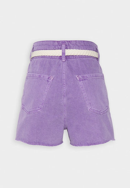 Edc By Esprit Jeans Shorts - Purple