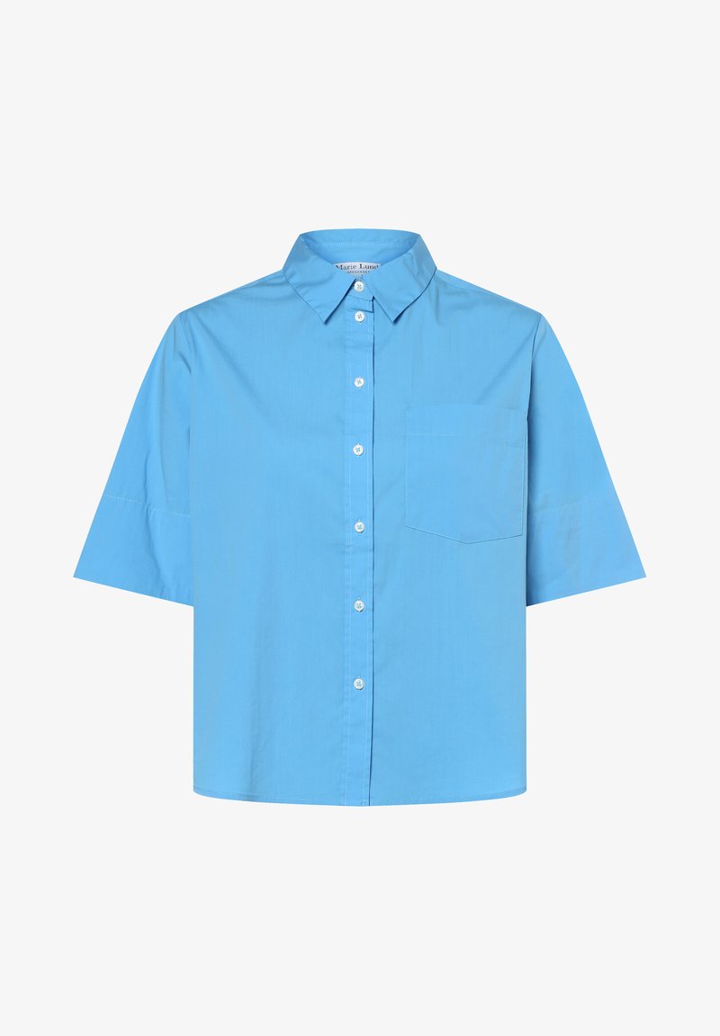Marie Lund Hemdbluse - Blau