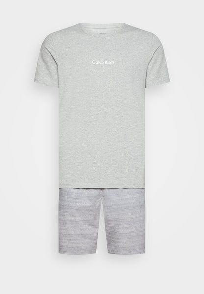 CALVIN KLEIN UNDERWEAR SHORT SET - Nachtwäsche Set - Grey