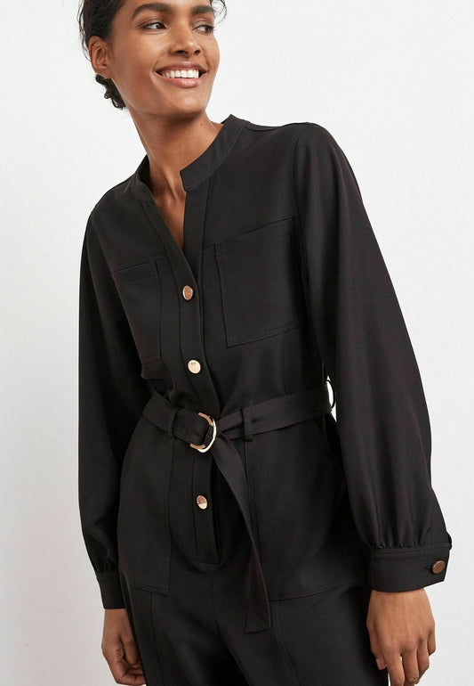 Next UTILITY STYLE BELTED - Jumpsuit - Black