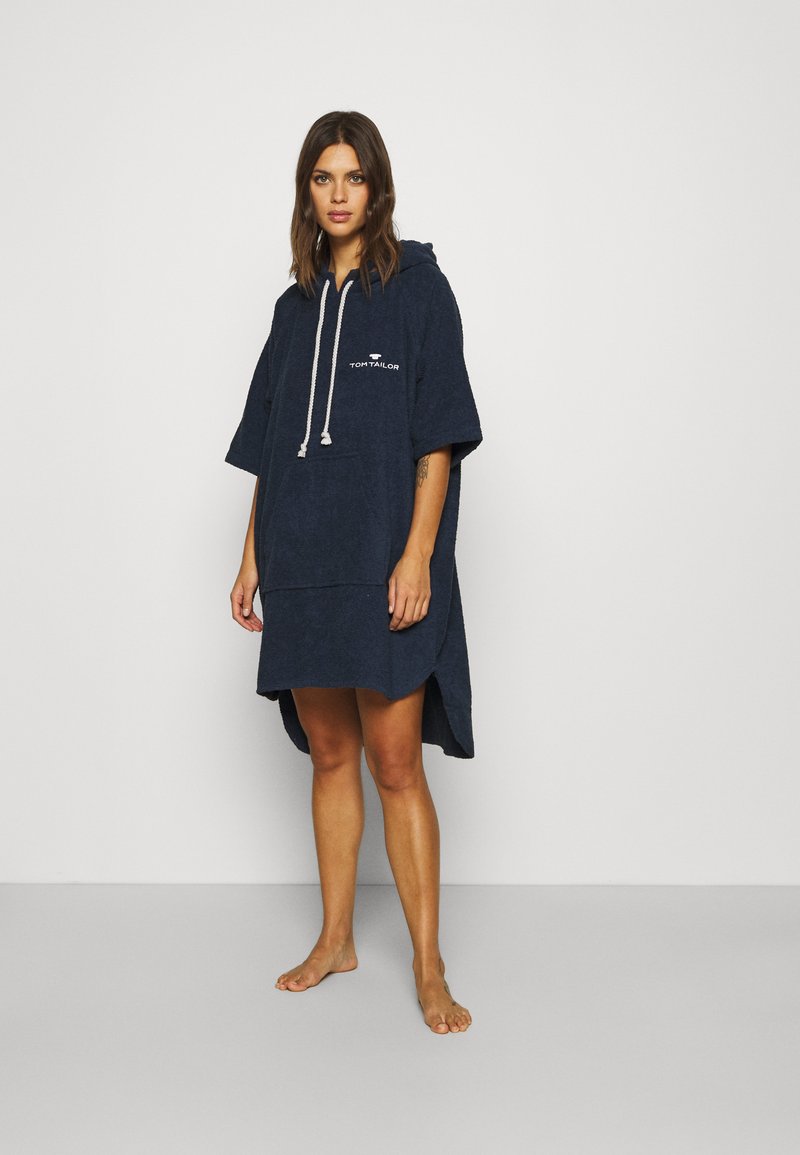 Tom Tailor SURF PONCHO - Strandaccessoire - Navy