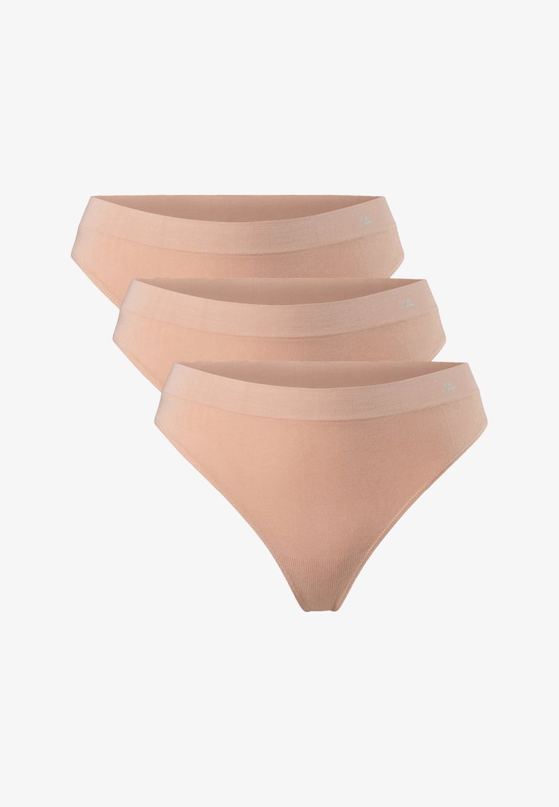  3-PACK - String - Nude Beige