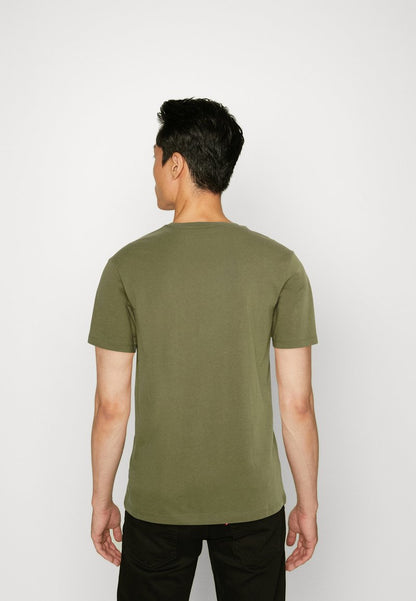 Lindbergh COPENHAGEN TEE - T-Shirt Print - Army