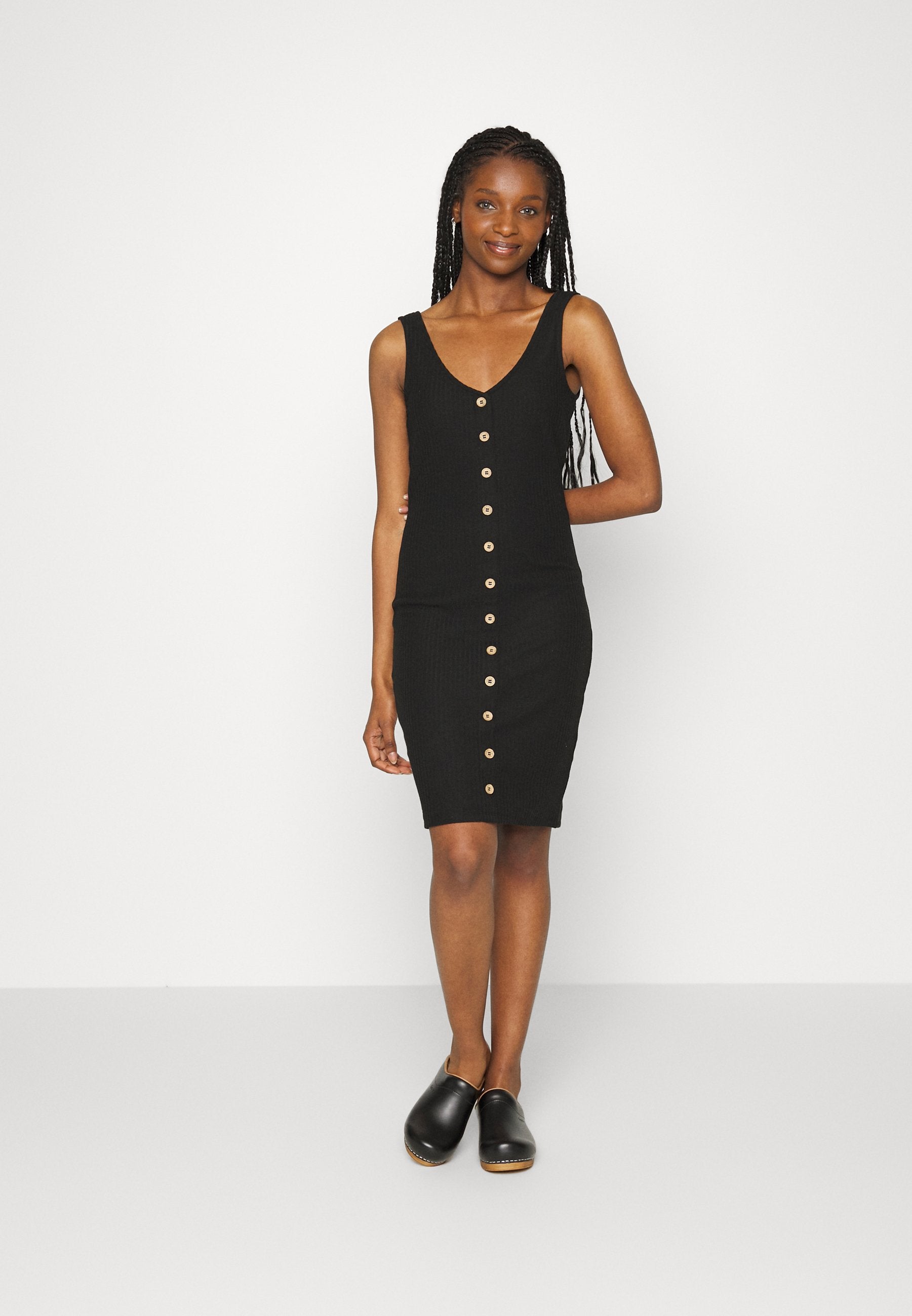 ONLY Petite ONLNELLA BODYCON DRESS - Jersey Dress - Black