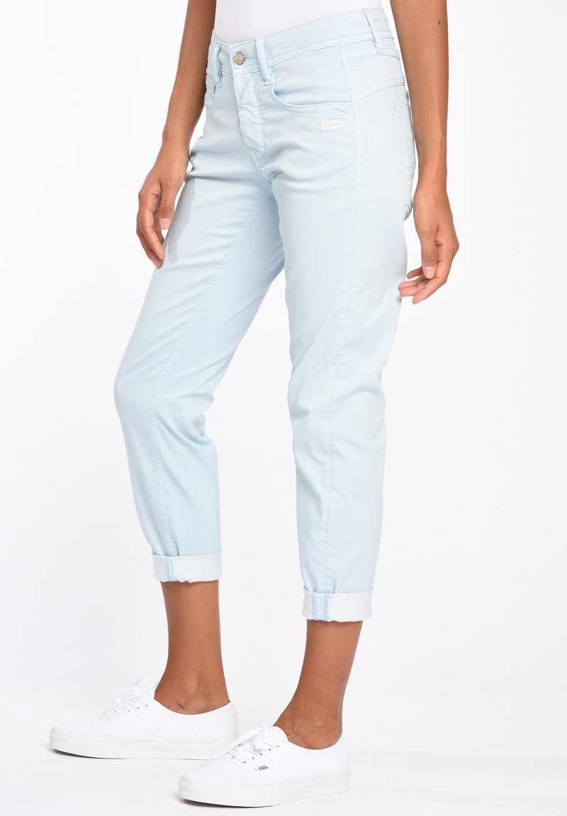 GANG AMELIE CROPPED - Jeans Slim Fit - Ice Blue Bijou